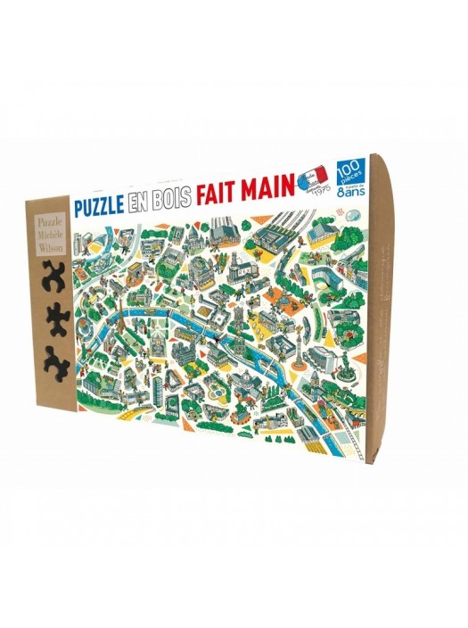Children Jigsaw Puzzle Paris Illustré