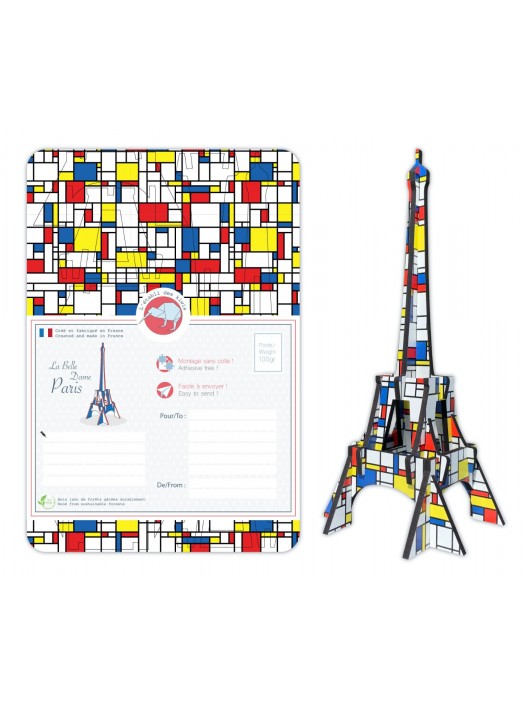 DIY Eiffel Tower Mondrian DIY Eiffel Tower Mondrian