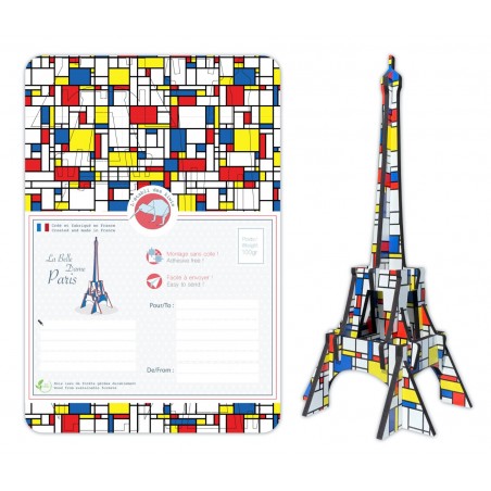 DIY Eiffel Tower Mondrian DIY Eiffel Tower Mondrian
