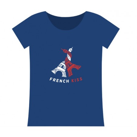 100% Cotton T-Shirt - French Kiss Blue