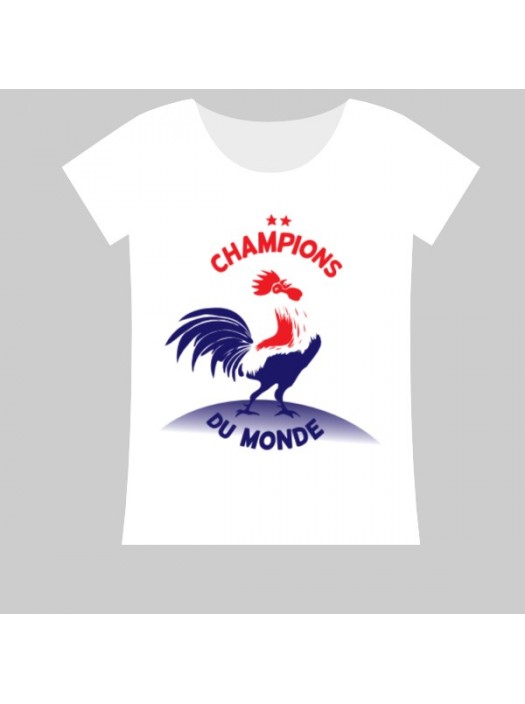 100% Cotton T-Shirt - French Lover Rooster