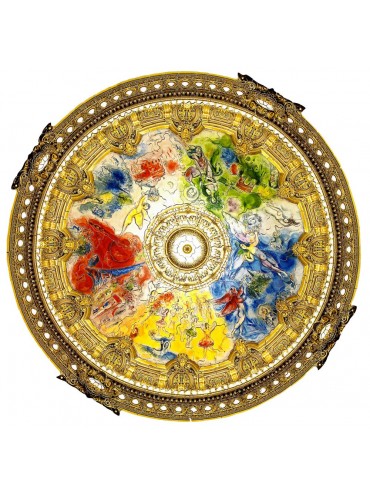 Puzzle Adulte 350 Pièces Plafond Opéra de Paris Chagall