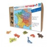 Puzzle for Children 24 pieces Map Regions of France