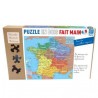 Puzzle for Children 24 pieces Map Regions of France