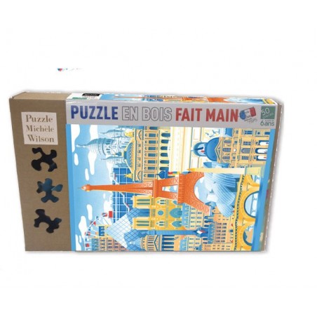Children Jigsaw Puzzle Paris en Folie 50 pieces