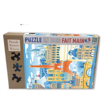 Puzzle Enfant 50 pièces Paris en Folie Puzzle Enfant 50 pièces Paris en Folie