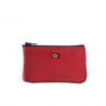 Red Upcycling Cowhide Leather Wallet - Larmorie