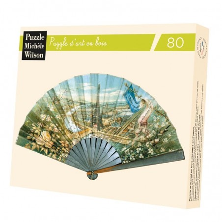 Puzzle Adulte 80 Pièces Eventail Expo Universelle Puzzle Adulte 80 Pièces Eventail Expo Universelle