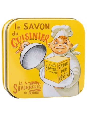 Savon du Cuisinier 100g Boite Metal Vintage Fabriqué en France