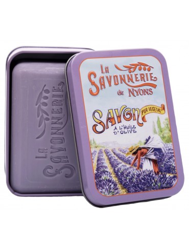 Soap 200g  Vintage Metal Box Harvest - Scented Lavender