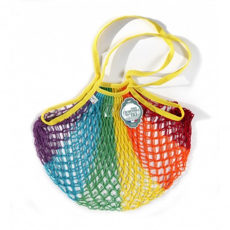 Shopping String Bag Rainbow Made in France