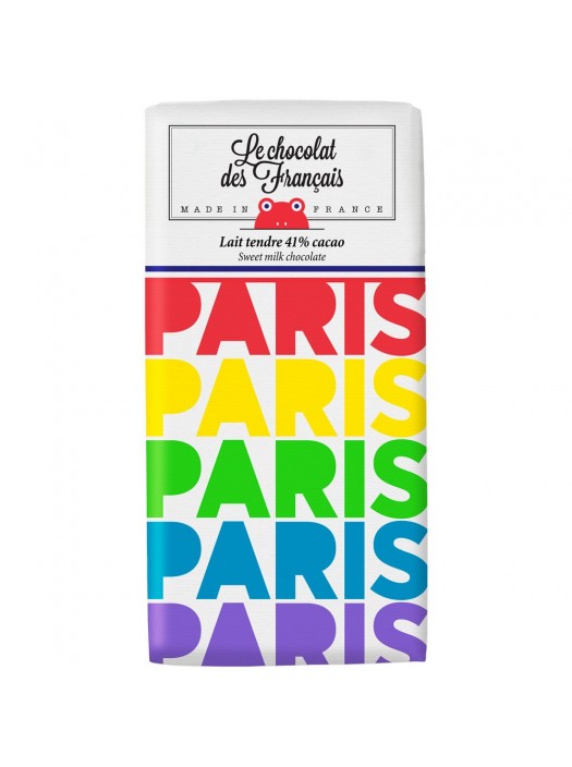 Tablette de Chocolat Lait Paris Arc En Ciel Tablette de Chocolat Lait Paris Arc En Ciel