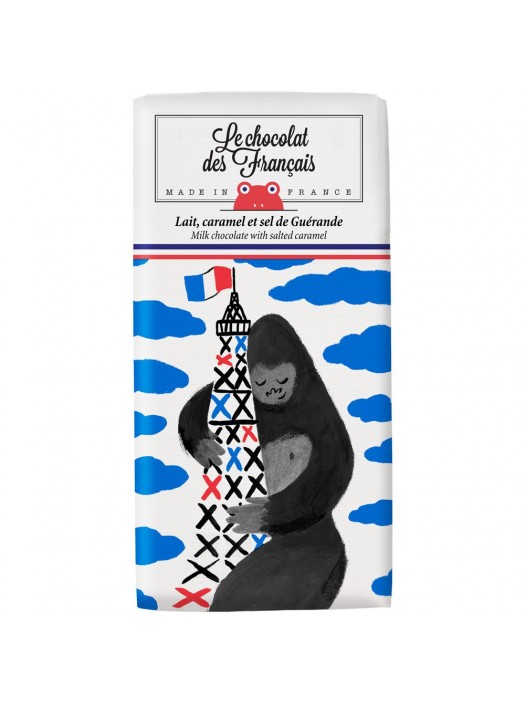 Tablette de Chocolat Lait Caramel Sel de Guérande Tablette de Chocolat Lait Caramel Sel de Guérande