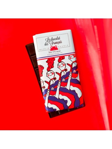 Dark Chocolate Bar French Cancan Organic Made in France