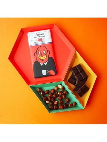 Organic Dark Chocolate with Hazelnuts