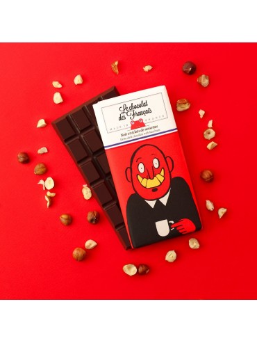 Organic Dark Chocolate with Hazelnuts