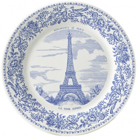 Faience Mini plates - The Paris Monuments