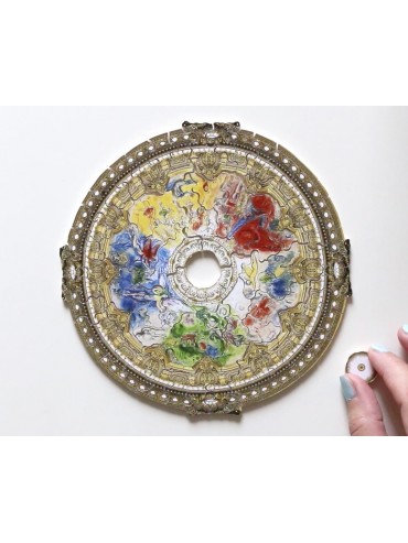 Puzzle Adulte Michèle Wilson 80 pièces plafond de l'Opéra de Paris Chagall Fabriqué en France