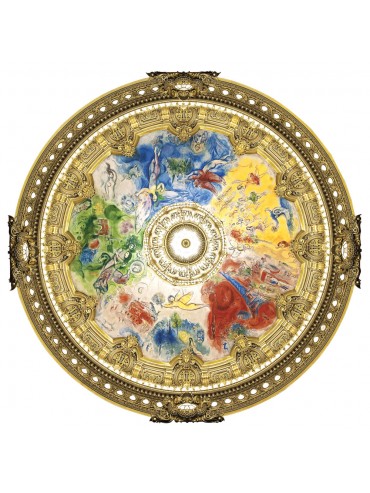 Puzzle Adulte 80 Pièces Plafond Opéra de Paris Chagall