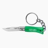 Opinel Knife with Keychain Green Meadow Made in France