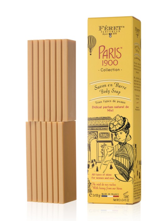 Coffret Savon en Barre 2 x 100 gr Féret Fabriqué en France