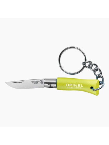 Opinel Knife with Keychain Aniseed Green