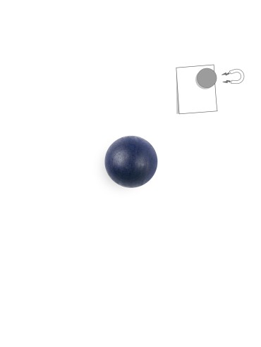 Magnet Wooden Ball - Blue