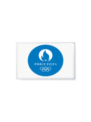 Magnet Paris 2024 Flame - Blue Made in France