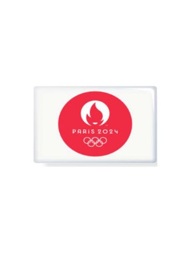 Magnet Paris 2024 Flame - Red Made in France