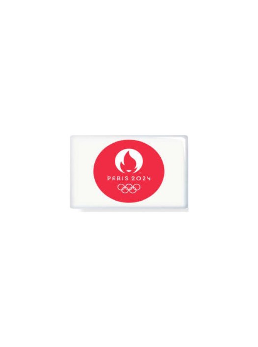 Magnet Paris 2024 Flame - Red Made in France