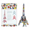 DIY wooden Eiffel Tower Mondrian– Made in France