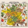 Puzzle Enfants 100 pièces Carte De France des Fruits Fabriqué en France