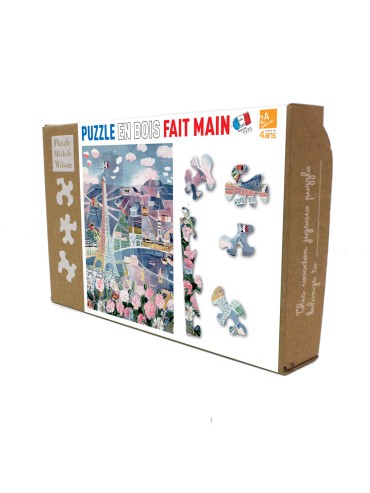 Children Jigsaw Puzzle Paris in Springtime after Raoul Dufy Made in France