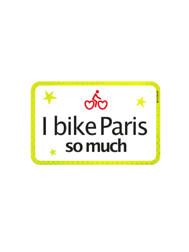Bike Plate I Bike Paris So Much - Made In France