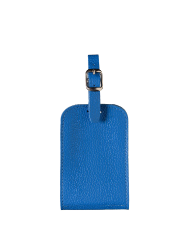 Light Blue Luggage Tag Made in France