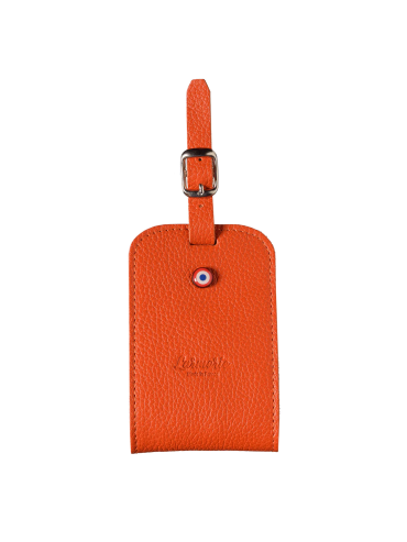 Red Coral Luggage Tag Made in France