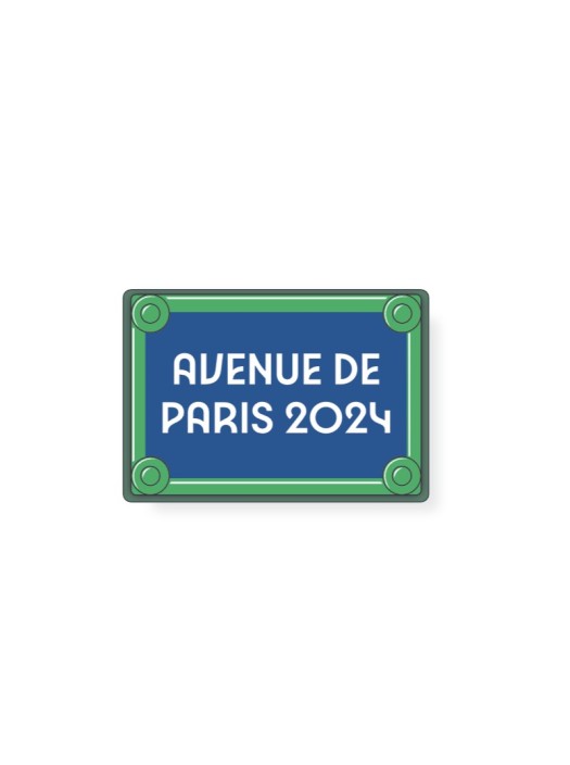Magnet Paris 2024 - Avenue de Paris 2024 Fabriqué en France