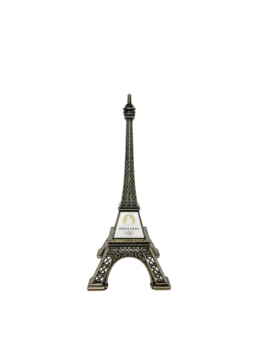 Tour Eiffel JO Paris 2024 - Metal 19 cm Fabriquée en France