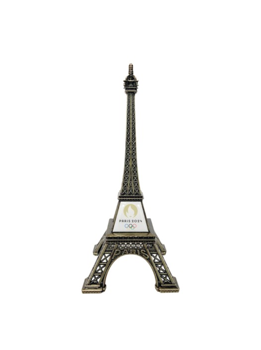Tour Eiffel JO Paris 2024 - Metal 22 cm Fabriquée en France