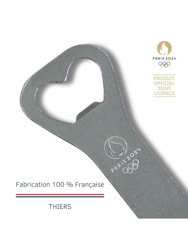 Stainless Steel Bottle Opener Paris 2024  - Olympics - Made in France