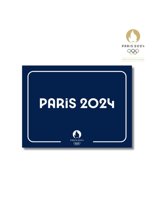 Paris 2024 Street Plate Made in France