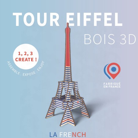 Tour Eiffel en Bois à Monter La French Fabriquée en France