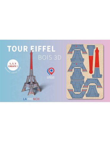 Tour Eiffel en Bois à Monter La French Fabriquée en France