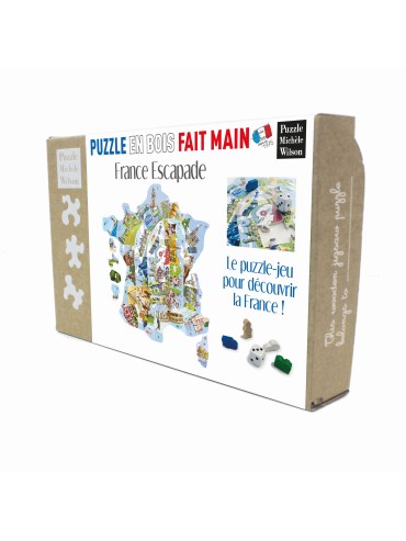 Puzzle Goose Game for Children 34 pieces France Escapade  Made in France