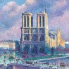 Cuzzle Rosace Notre-Dame par Luce fabriqué en France Puzzle Adulte 30 pièces Michèle Wilson