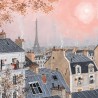 Cuzzle Rosace Ciel Rose en Hiver par Fabienne Delacroix Puzzle Adulte 30 pièces Michèle Wilson