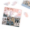 Cuzzle Rosace Ciel Rose en Hiver par Fabienne Delacroix Puzzle Adulte 30 pièces Michèle Wilson