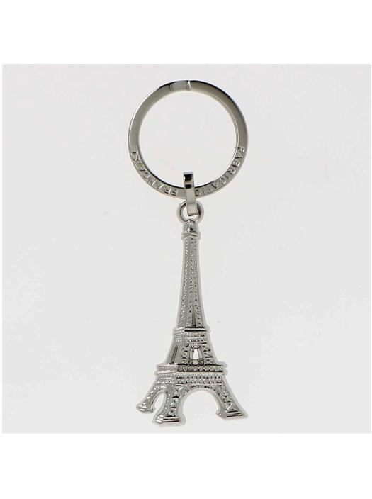 Keyring Eiffel Tower Shiny Metal Made in France