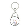 Keyring Recto Verso Les Toits de Paris Made in France