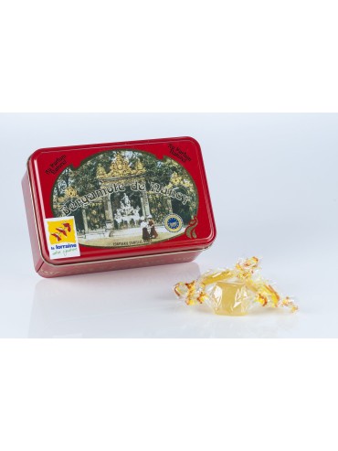 Bergamote de Nancy IGP - Boîte Fer Place Stanislas Fabriquée en France